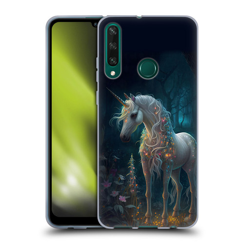 JK Stewart Key Art Unicorn Soft Gel Case for Huawei Y6p