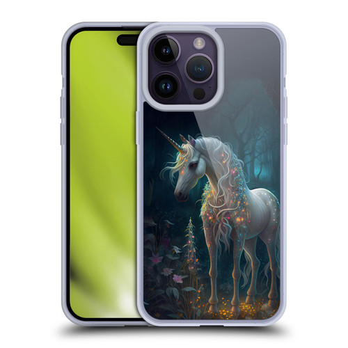 JK Stewart Key Art Unicorn Soft Gel Case for Apple iPhone 14 Pro Max