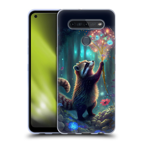 JK Stewart Key Art Raccoon Soft Gel Case for LG K51S