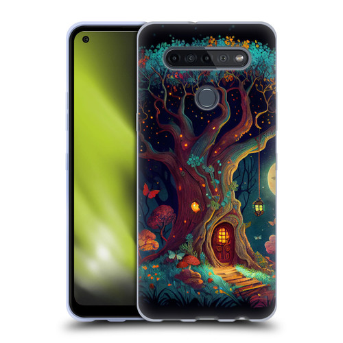 JK Stewart Key Art Tree With Small Door In Trunk Soft Gel Case for LG K51S