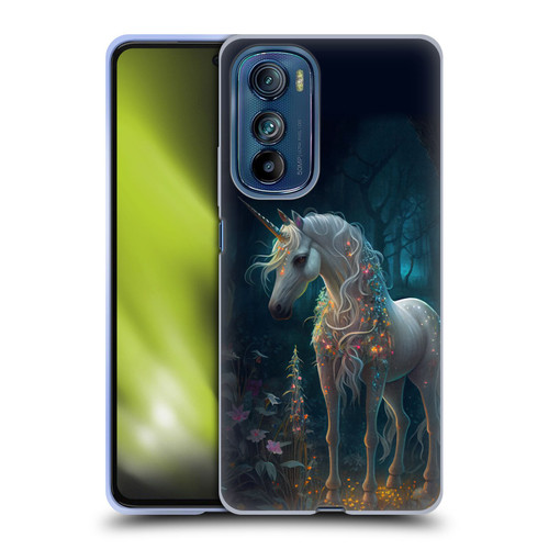 JK Stewart Key Art Unicorn Soft Gel Case for Motorola Edge 30