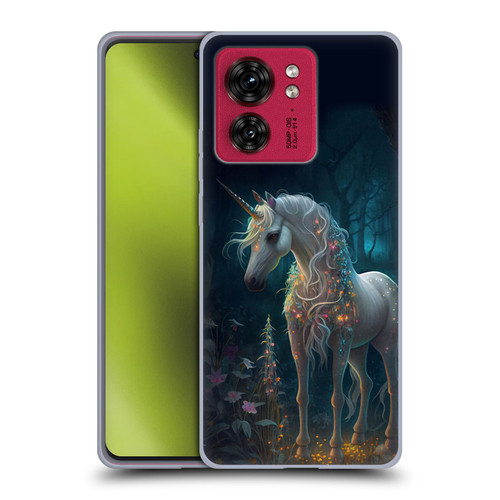 JK Stewart Key Art Unicorn Soft Gel Case for Motorola Moto Edge 40