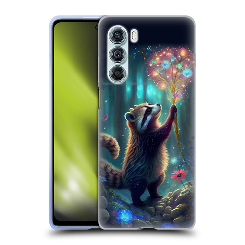 JK Stewart Key Art Raccoon Soft Gel Case for Motorola Edge S30 / Moto G200 5G