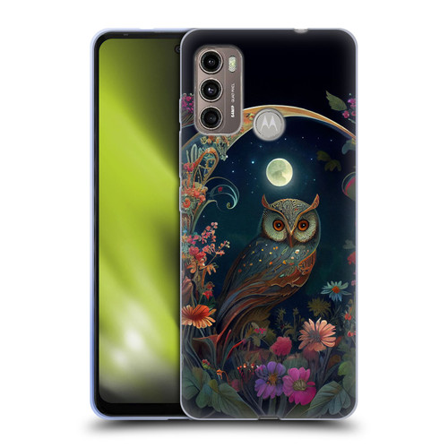 JK Stewart Key Art Owl Soft Gel Case for Motorola Moto G60 / Moto G40 Fusion