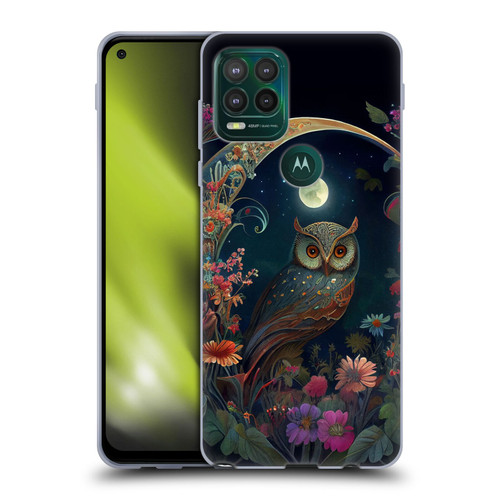 JK Stewart Key Art Owl Soft Gel Case for Motorola Moto G Stylus 5G 2021