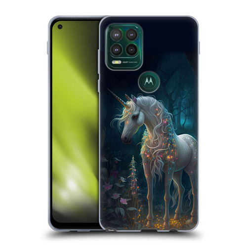 JK Stewart Key Art Unicorn Soft Gel Case for Motorola Moto G Stylus 5G 2021