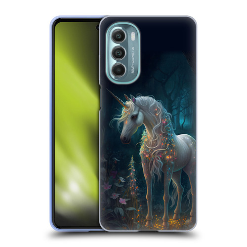 JK Stewart Key Art Unicorn Soft Gel Case for Motorola Moto G Stylus 5G (2022)