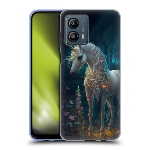 JK Stewart Key Art Unicorn Soft Gel Case for Motorola Moto G53 5G