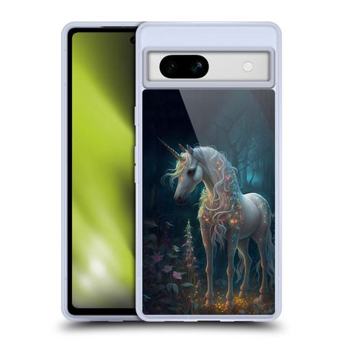 JK Stewart Key Art Unicorn Soft Gel Case for Google Pixel 7a