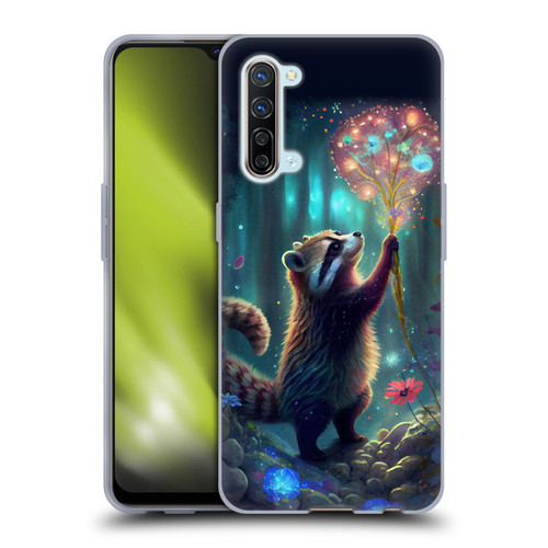 JK Stewart Key Art Raccoon Soft Gel Case for OPPO Find X2 Lite 5G