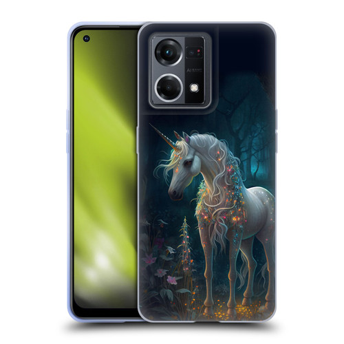 JK Stewart Key Art Unicorn Soft Gel Case for OPPO Reno8 4G