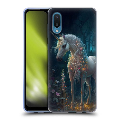 JK Stewart Key Art Unicorn Soft Gel Case for Samsung Galaxy A02/M02 (2021)
