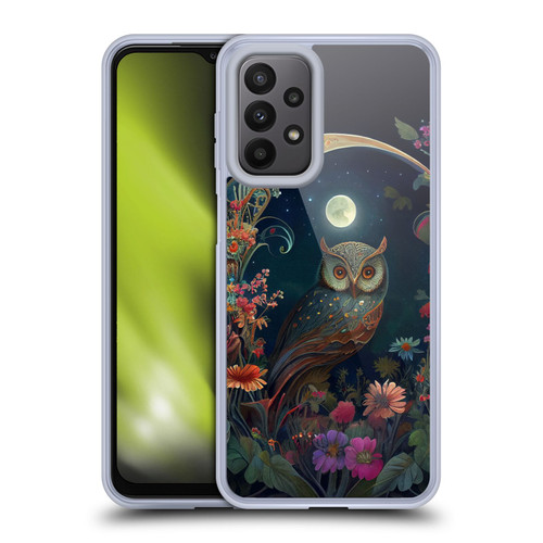 JK Stewart Key Art Owl Soft Gel Case for Samsung Galaxy A23 / 5G (2022)