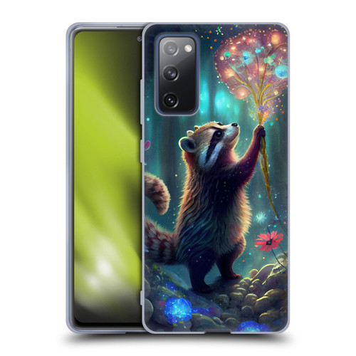 JK Stewart Key Art Raccoon Soft Gel Case for Samsung Galaxy S20 FE / 5G