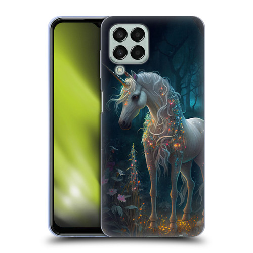 JK Stewart Key Art Unicorn Soft Gel Case for Samsung Galaxy M33 (2022)