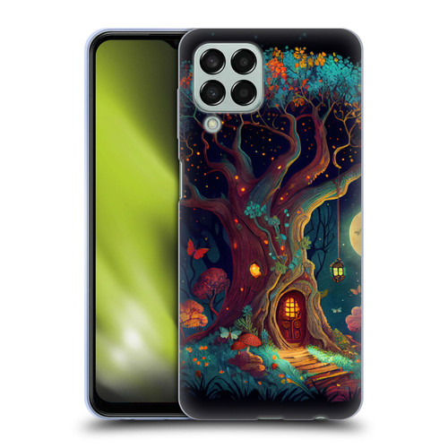 JK Stewart Key Art Tree With Small Door In Trunk Soft Gel Case for Samsung Galaxy M33 (2022)