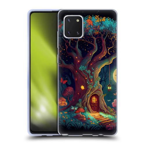JK Stewart Key Art Tree With Small Door In Trunk Soft Gel Case for Samsung Galaxy Note10 Lite