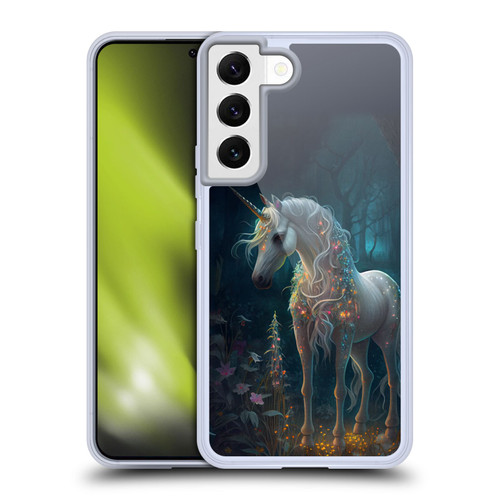 JK Stewart Key Art Unicorn Soft Gel Case for Samsung Galaxy S22 5G