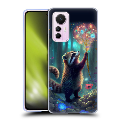 JK Stewart Key Art Raccoon Soft Gel Case for Xiaomi 12 Lite