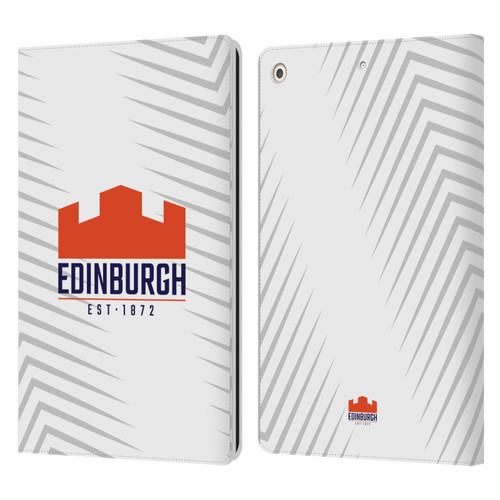 Edinburgh Rugby Graphic Art White Logo Leather Book Wallet Case Cover For Apple iPad 10.2 2019/2020/2021