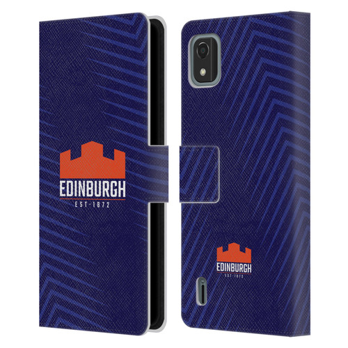 Edinburgh Rugby Graphic Art Blue Logo Leather Book Wallet Case Cover For Nokia C2 2nd Edition