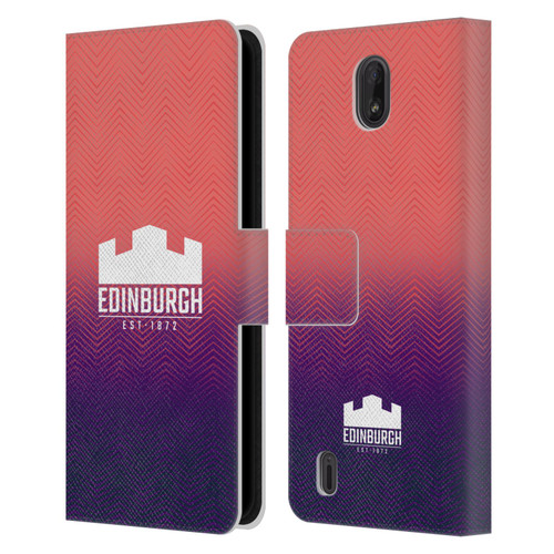 Edinburgh Rugby Graphic Art Training Leather Book Wallet Case Cover For Nokia C01 Plus/C1 2nd Edition