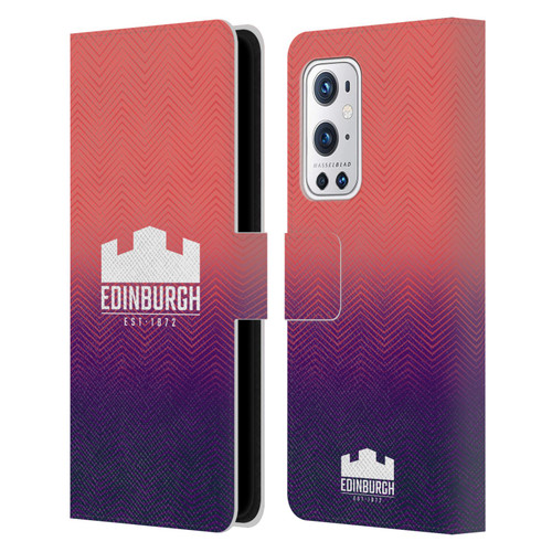 Edinburgh Rugby Graphic Art Training Leather Book Wallet Case Cover For OnePlus 9 Pro