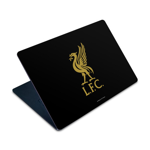 Liverpool Football Club Art Liver Bird Gold On Black Vinyl Sticker Skin Decal Cover for Apple MacBook Air 15" M2 2023 