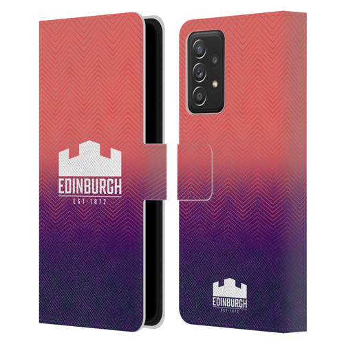 Edinburgh Rugby Graphic Art Training Leather Book Wallet Case Cover For Samsung Galaxy A53 5G (2022)