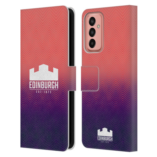 Edinburgh Rugby Graphic Art Training Leather Book Wallet Case Cover For Samsung Galaxy M13 (2022)