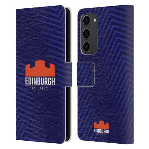 Edinburgh Rugby Graphic Art Blue Logo Leather Book Wallet Case Cover For Samsung Galaxy S23+ 5G