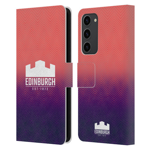 Edinburgh Rugby Graphic Art Training Leather Book Wallet Case Cover For Samsung Galaxy S23+ 5G