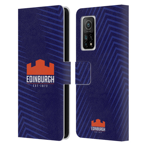 Edinburgh Rugby Graphic Art Blue Logo Leather Book Wallet Case Cover For Xiaomi Mi 10T 5G