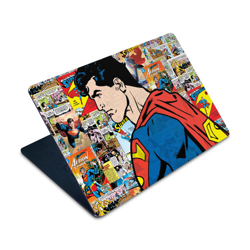 Superman DC Comics Logos And Comic Book Character Collage Vinyl Sticker Skin Decal Cover for Apple MacBook Air 15" M2/A3448 2023/2026
