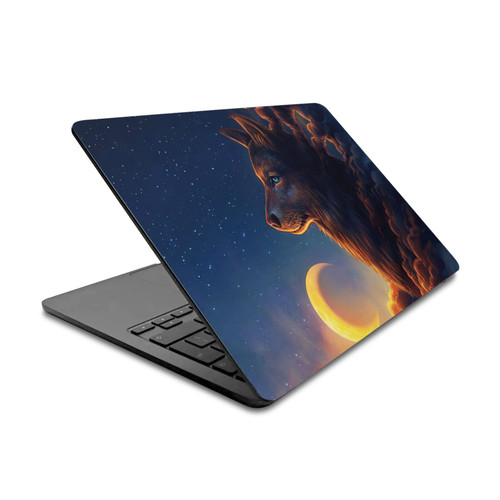 Jonas "JoJoesArt" Jödicke Wildlife 2 Golden Moon Vinyl Sticker Skin Decal Cover for Apple MacBook Air 13.6" A2681 (2022)