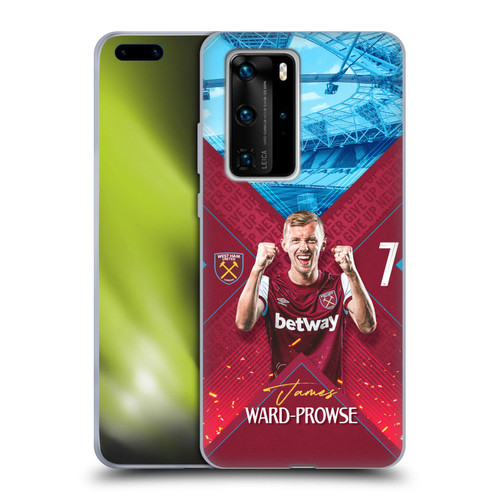 West Ham United FC 2023/24 First Team James Ward-Prowse Soft Gel Case for Huawei P40 Pro / P40 Pro Plus 5G