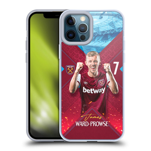 West Ham United FC 2023/24 First Team James Ward-Prowse Soft Gel Case for Apple iPhone 12 Pro Max