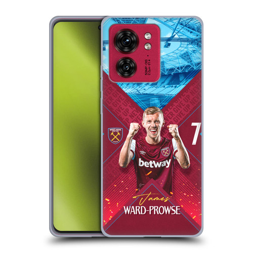 West Ham United FC 2023/24 First Team James Ward-Prowse Soft Gel Case for Motorola Moto Edge 40