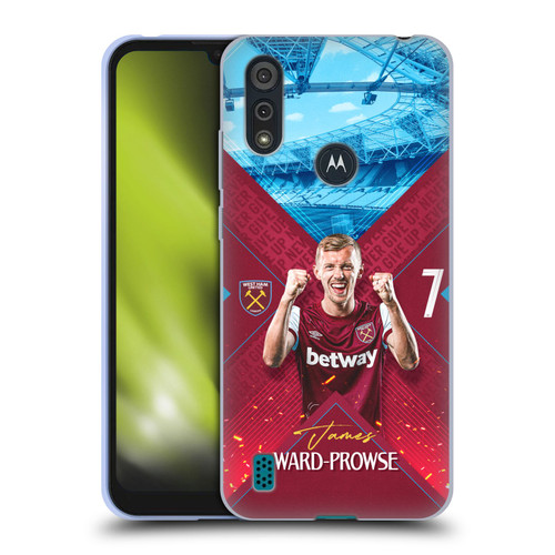 West Ham United FC 2023/24 First Team James Ward-Prowse Soft Gel Case for Motorola Moto E6s (2020)