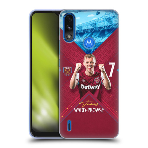 West Ham United FC 2023/24 First Team James Ward-Prowse Soft Gel Case for Motorola Moto E7 Power / Moto E7i Power