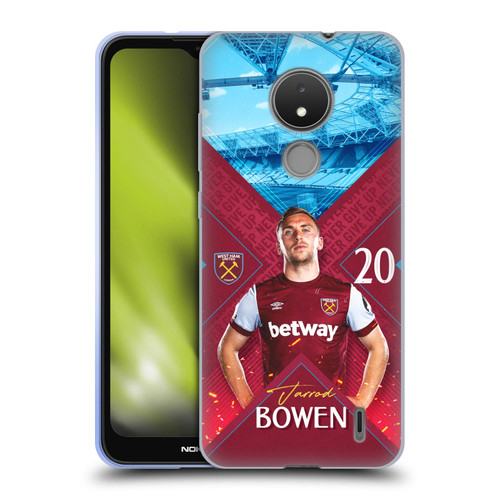 West Ham United FC 2023/24 First Team Jarrod Bowen Soft Gel Case for Nokia C21