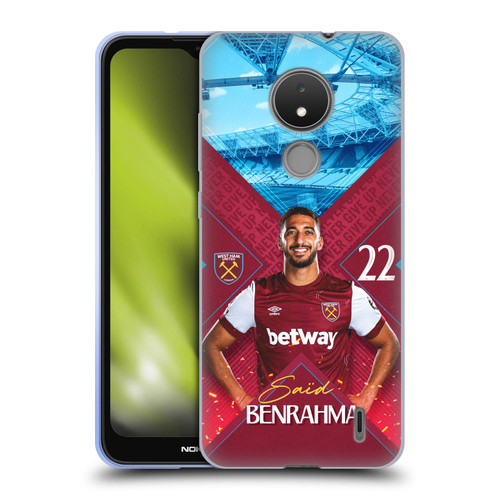 West Ham United FC 2023/24 First Team Saïd Benrahma Soft Gel Case for Nokia C21