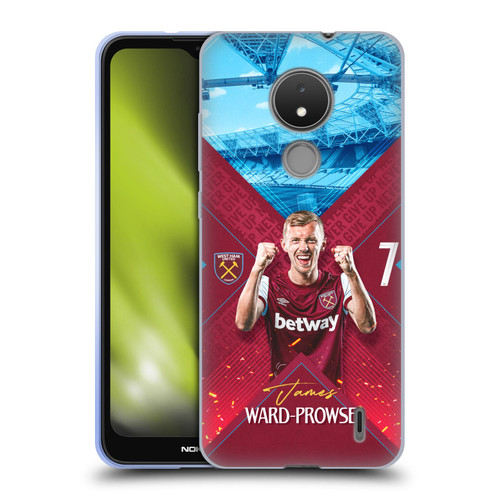 West Ham United FC 2023/24 First Team James Ward-Prowse Soft Gel Case for Nokia C21