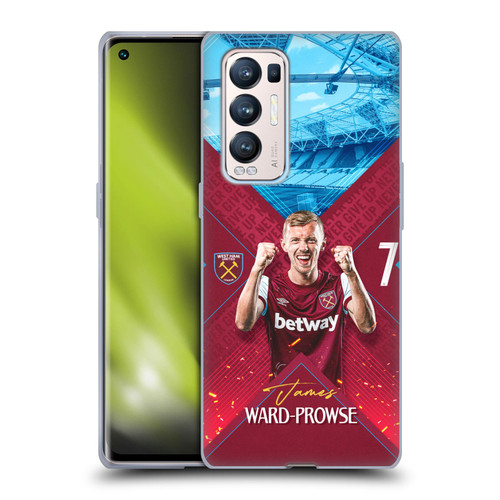 West Ham United FC 2023/24 First Team James Ward-Prowse Soft Gel Case for OPPO Find X3 Neo / Reno5 Pro+ 5G