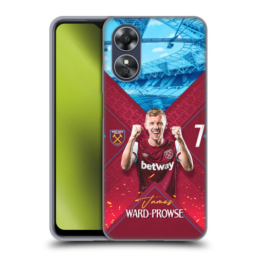 West Ham United FC 2023/24 First Team James Ward-Prowse Soft Gel Case for OPPO A17
