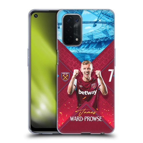 West Ham United FC 2023/24 First Team James Ward-Prowse Soft Gel Case for OPPO A54 5G