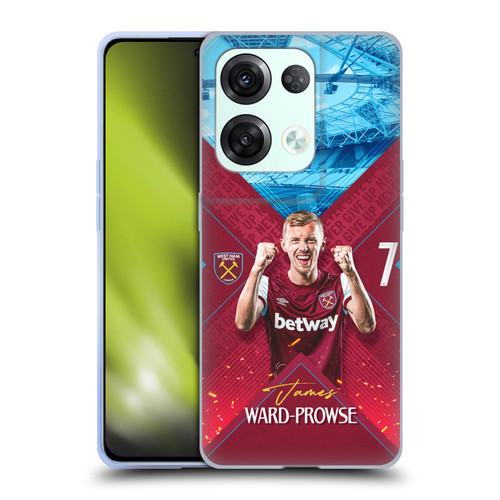 West Ham United FC 2023/24 First Team James Ward-Prowse Soft Gel Case for OPPO Reno8 Pro