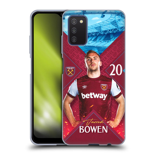 West Ham United FC 2023/24 First Team Jarrod Bowen Soft Gel Case for Samsung Galaxy A03s (2021)