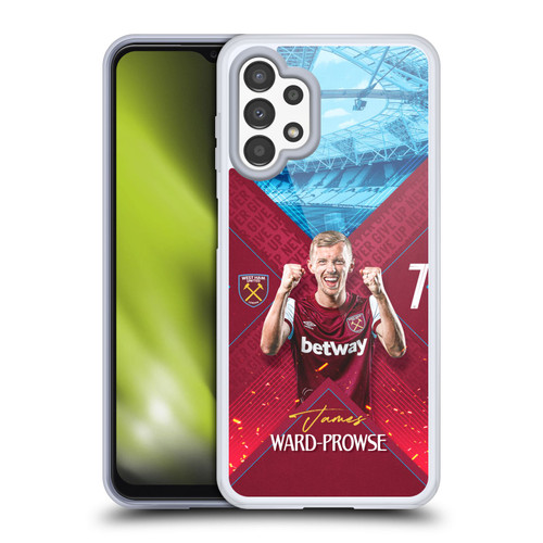 West Ham United FC 2023/24 First Team James Ward-Prowse Soft Gel Case for Samsung Galaxy A13 (2022)