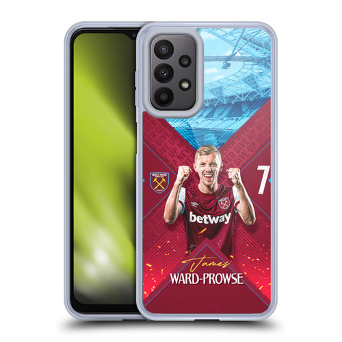 West Ham United FC 2023/24 First Team James Ward-Prowse Soft Gel Case for Samsung Galaxy A23 / 5G (2022)